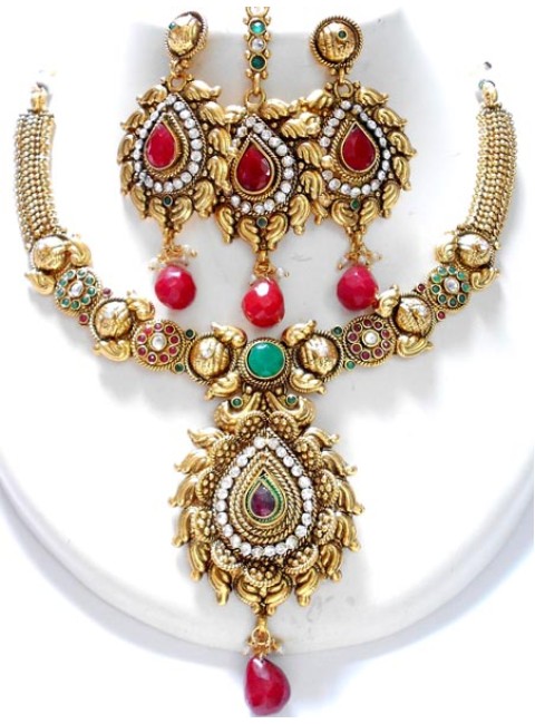Polki Necklace Set